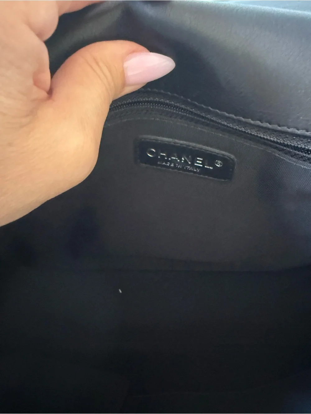 CHANEL Black Quilted Boy Flap Shoulder Bag with Silver Chain
